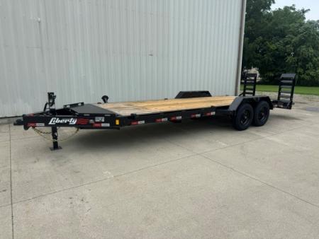 New 2026 Liberty 83x19+3 16K Stand Up Ramps Equipment Trailer