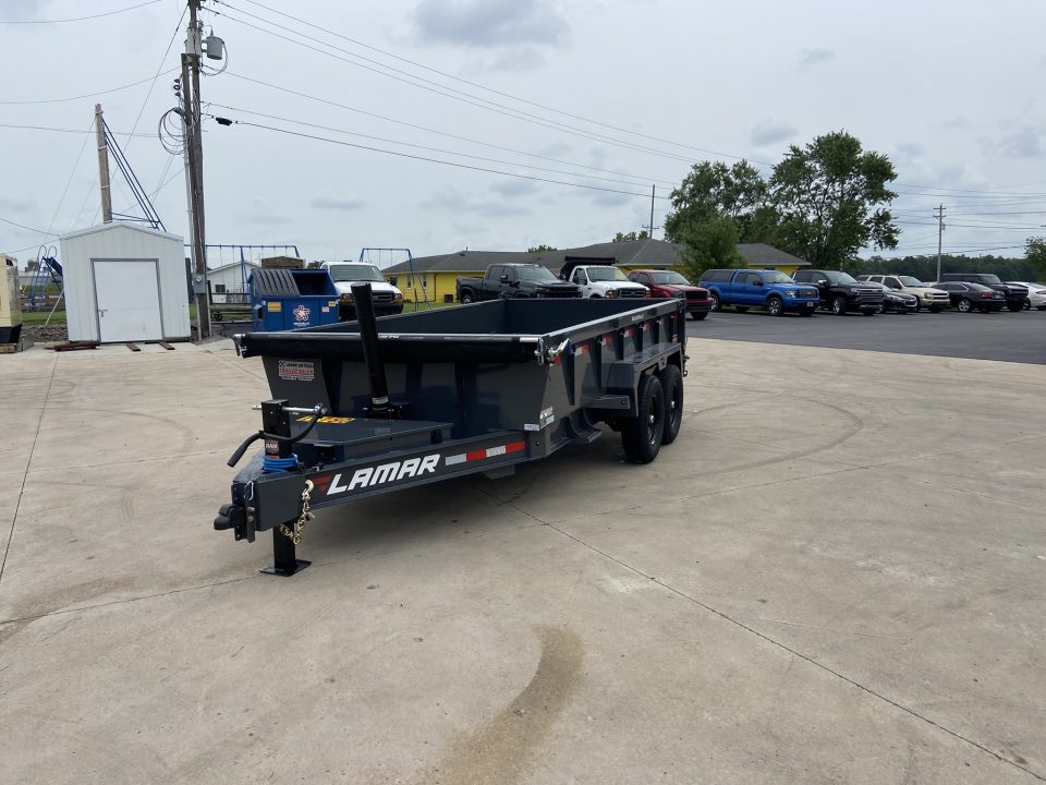 New Lamar 83"X14' Dump Trailer