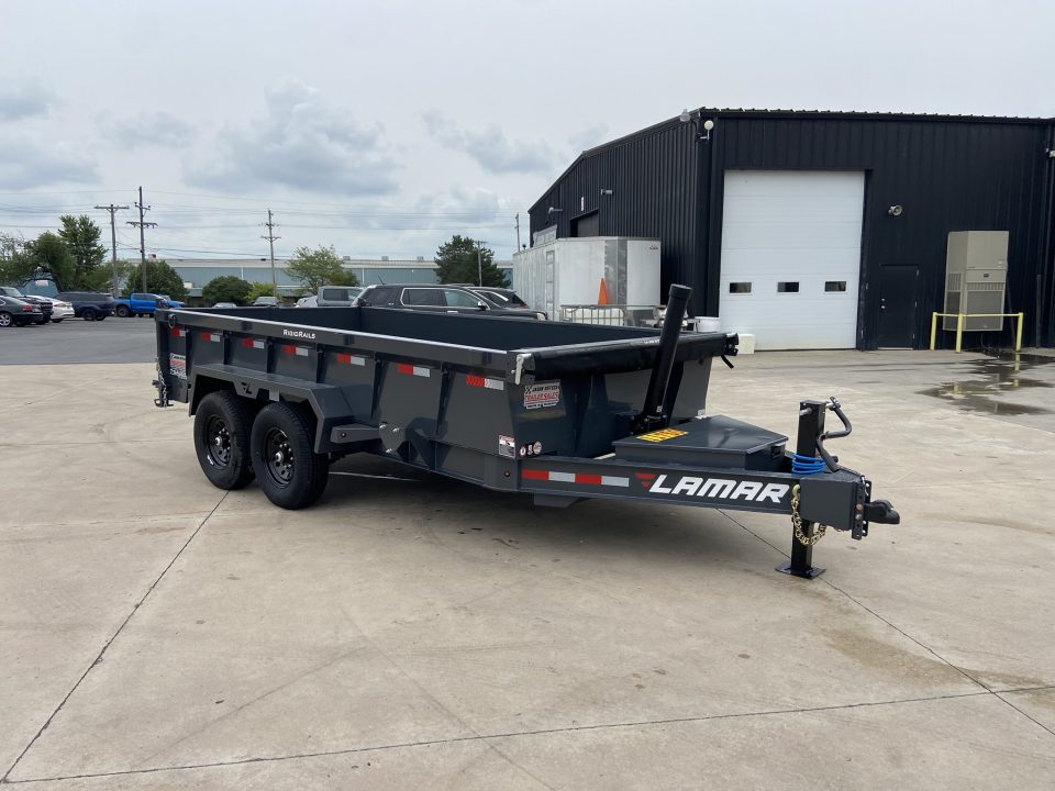 New Lamar 83"X14' Dump Trailer
