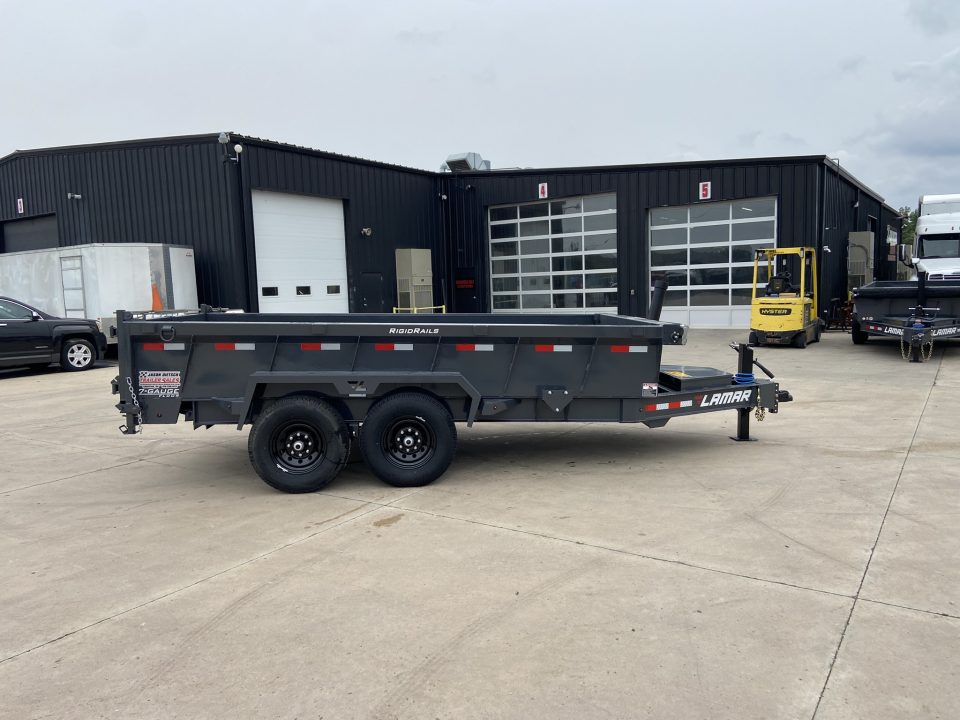 New Lamar 83"X14' Dump Trailer