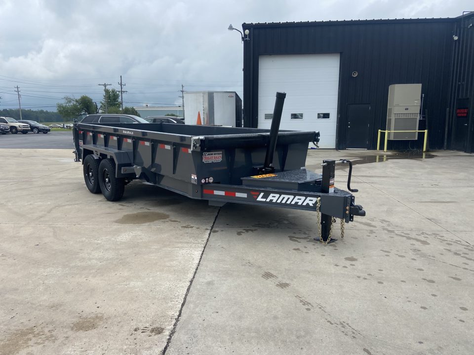 New Lamar 83"X16' Dump Trailer