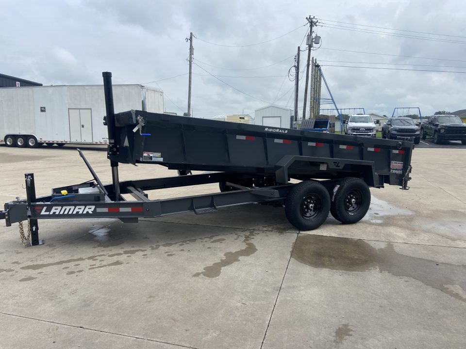 New Lamar 83"X16' Dump Trailer