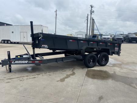 New Lamar 83"X16' Dump Trailer