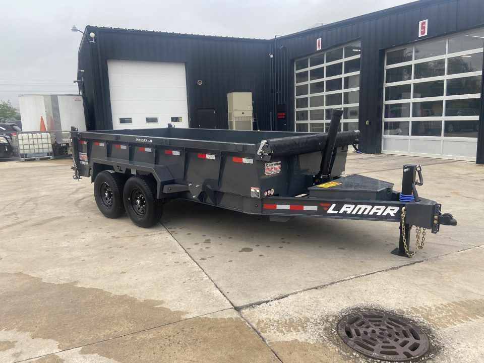 New Lamar 83"X14' Dump Trailer