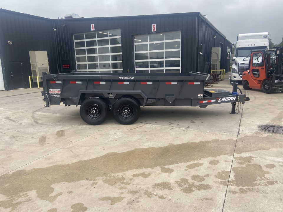 New Lamar 83"X14' Dump Trailer