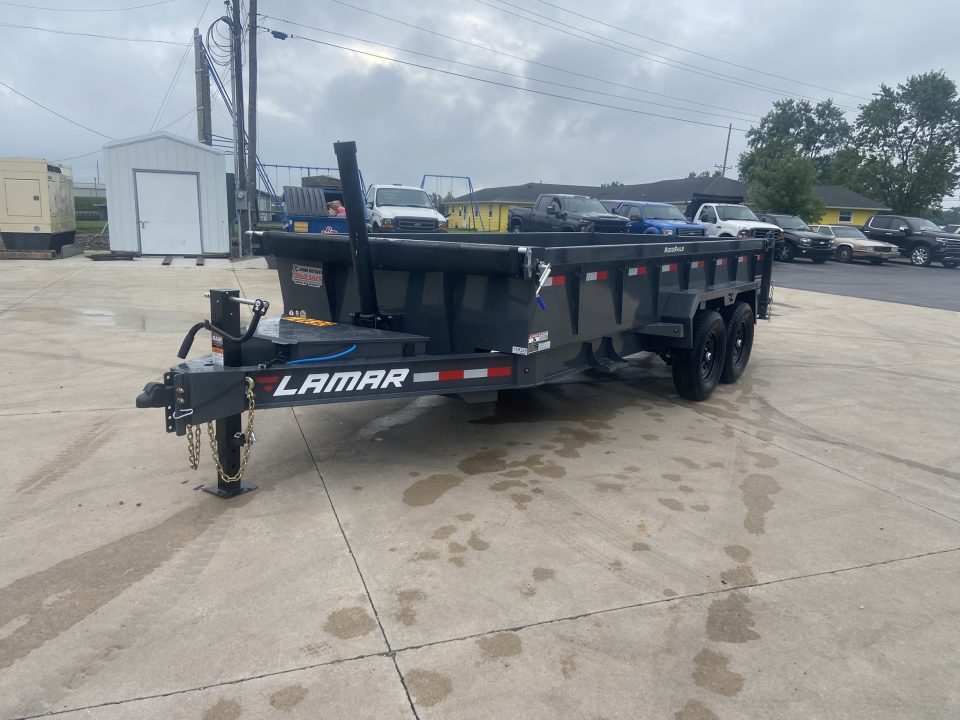 New Lamar Dump Trailer 83"X16'