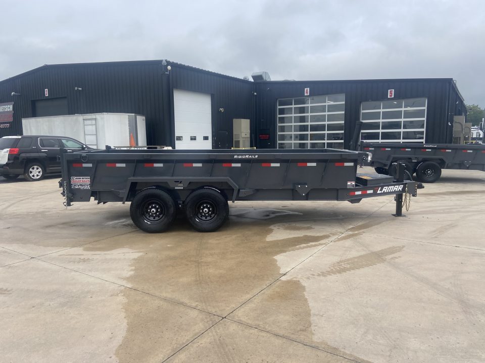 New Lamar Dump Trailer 83"X16'