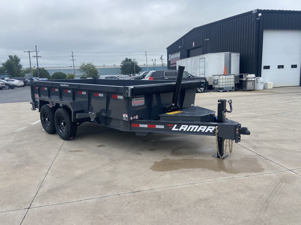 New Lamar 83"X14' Dump Trailer