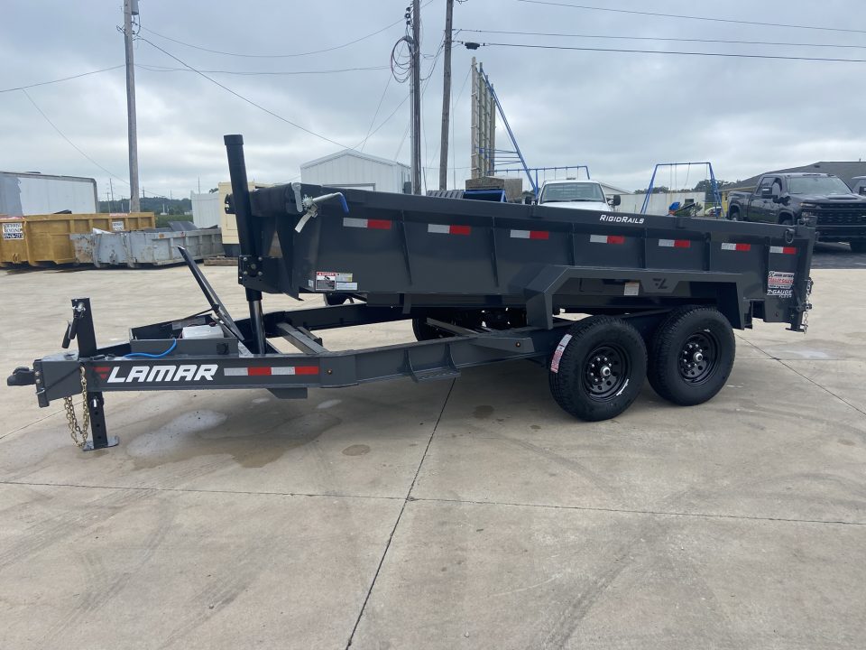 New Lamar 83"X14' Dump Trailer