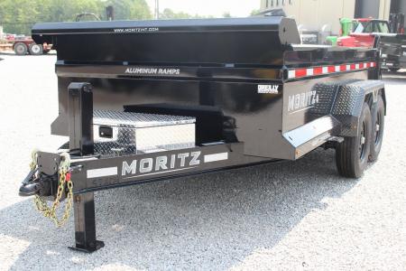 New 2027 Moritz 6' 10  x 12' Heavy Commercial DLH Series Dump Trailer - 14000# GVW