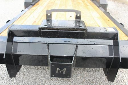 New 2027 Moritz 7' x 14' + 6' Low Pro - Hydraulic Power Tail - Equipment Trailer - 14000# GVW