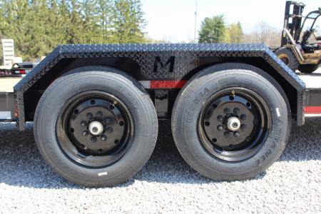 New 2027 Moritz 7' x 22' Low Pro - Aluminum Ramps - Equipment Trailer - 16000# GVW