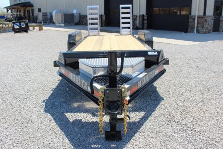 New 2027 Moritz 7' x 22' Low Pro - Aluminum Ramps - Equipment Trailer - 16000# GVW