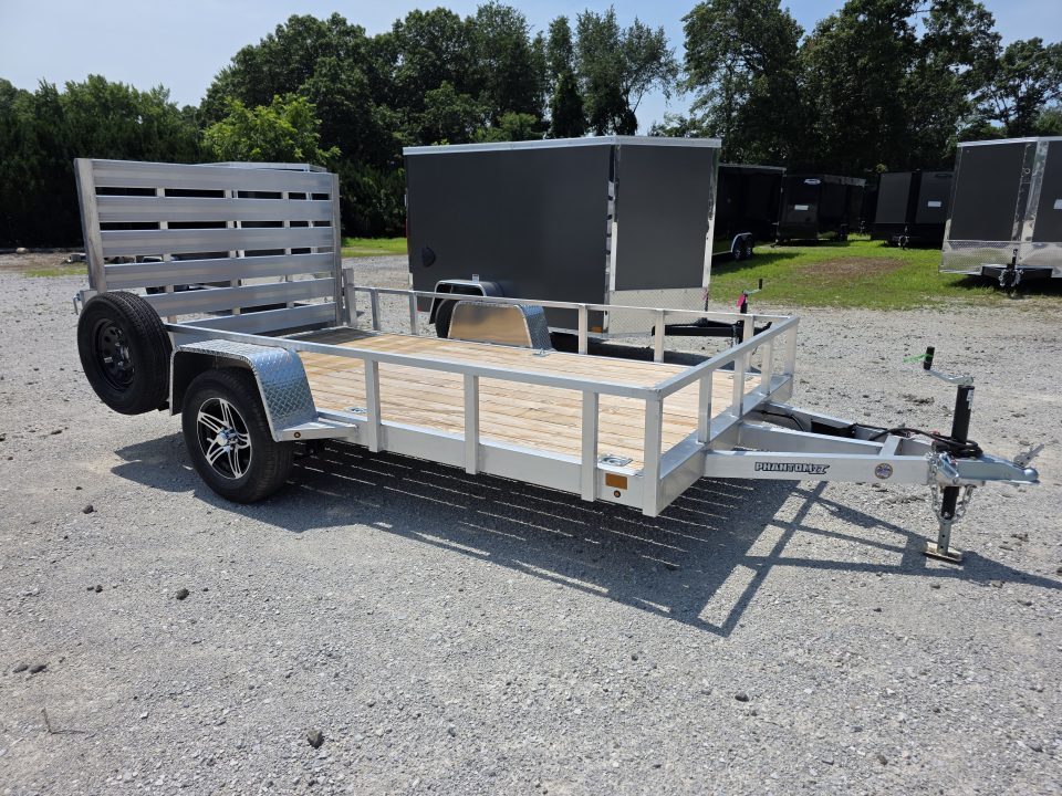 New 2026 Stealth Trailers ALUMINUM 6X12 *BRAKES* OPEN ALUMINUM WHEELS SPARE TIRE 6 X 12 Utility Trailer