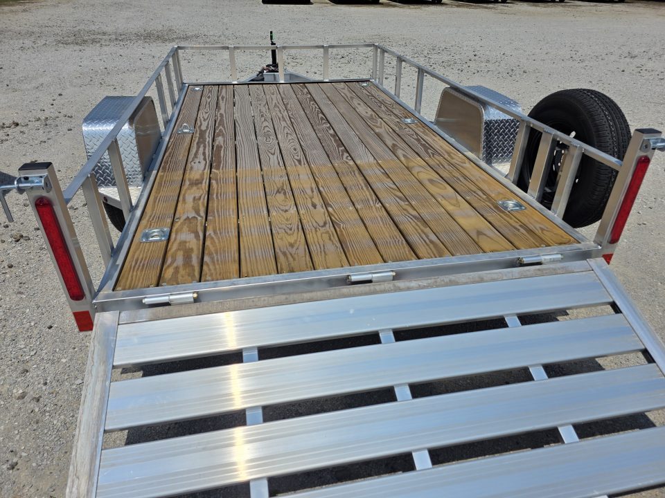 New 2026 Stealth Trailers ALUMINUM 6X12 *BRAKES* OPEN ALUMINUM WHEELS SPARE TIRE 6 X 12 Utility Trailer