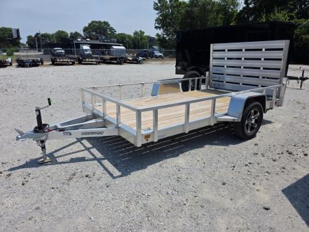 New 2026 Stealth Trailers ALUMINUM 6X12 *BRAKES* OPEN ALUMINUM WHEELS SPARE TIRE 6 X 12 Utility Trailer
