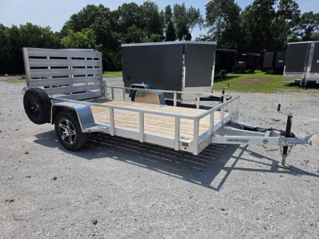 New 2026 Stealth Trailers ALUMINUM 6X12 *BRAKES* OPEN ALUMINUM WHEELS SPARE TIRE 6 X 12 Utility Trailer