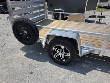 New 2026 Stealth Trailers ALUMINUM 6X12 *BRAKES* OPEN ALUMINUM WHEELS SPARE TIRE 6 X 12 Utility Trailer