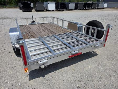 New 2026 Stealth Trailers ALUMINUM 6X12 *BRAKES* OPEN ALUMINUM WHEELS SPARE TIRE 6 X 12 Utility Trailer