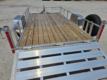 New 2026 Stealth Trailers ALUMINUM 6X12 *BRAKES* OPEN ALUMINUM WHEELS SPARE TIRE 6 X 12 Utility Trailer