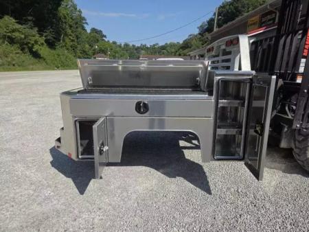 New Martin Truck Bodies Aluminum Gooseneck Service Body SRW 6.5' GMC / Chevy / Ford SMOOTH APPEARANCE