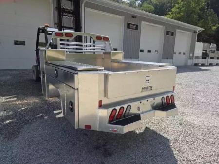 New Martin Truck Bodies Aluminum Gooseneck Service Body SRW 6.5' GMC / Chevy / Ford SMOOTH APPEARANCE
