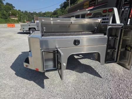 New Martin Truck Bodies Aluminum Gooseneck Service Body SRW 6.5' GMC / Chevy / Ford SMOOTH APPEARANCE
