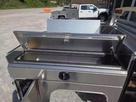 New Martin Truck Bodies Aluminum Gooseneck Service Body SRW 6.5' GMC / Chevy / Ford SMOOTH APPEARANCE