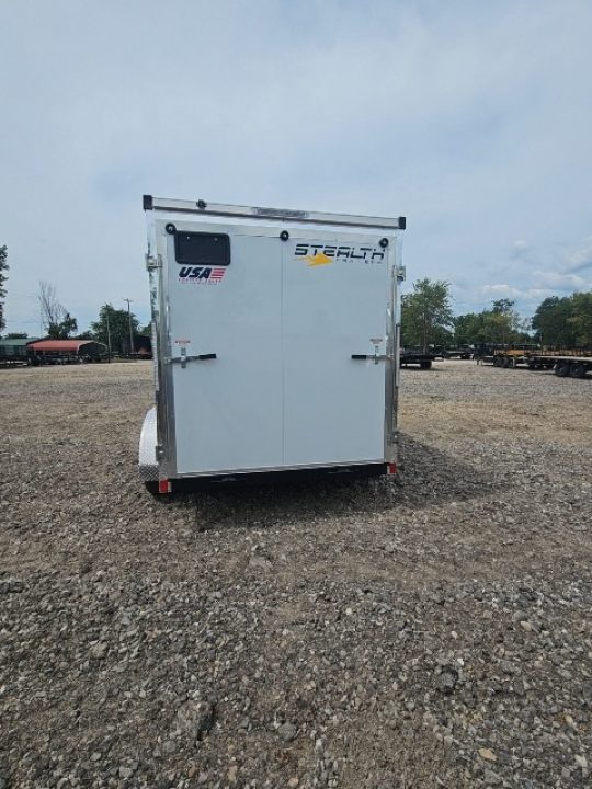 New 6x12 Tandem Axle Cargo / Enclosed Trailer W/ Ramp Door