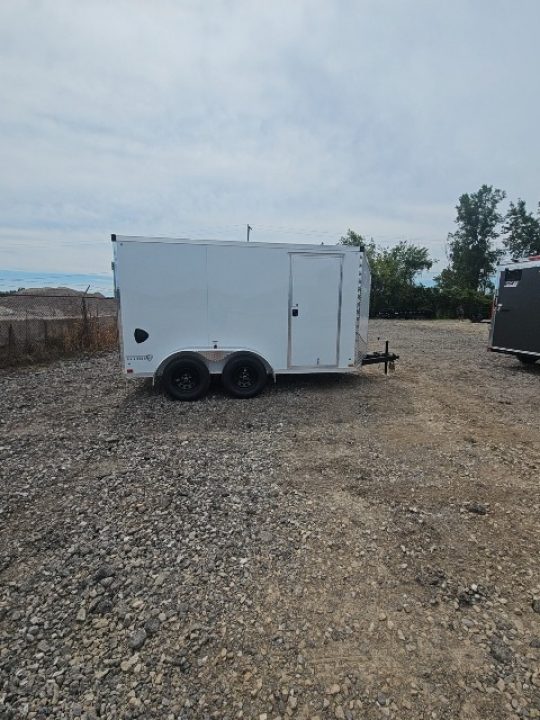 New 6x12 Tandem Axle Cargo / Enclosed Trailer W/ Ramp Door