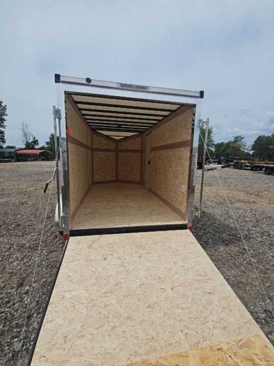New 6x12 Tandem Axle Cargo / Enclosed Trailer W/ Ramp Door