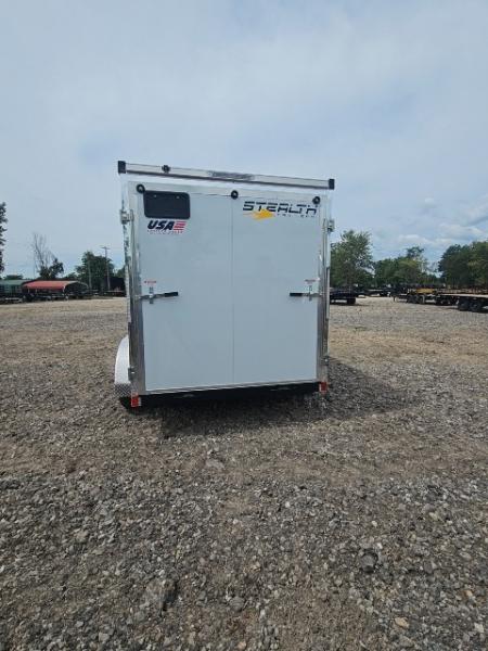 New 6x12 Tandem Axle Cargo / Enclosed Trailer W/ Ramp Door