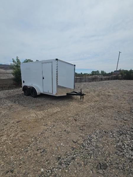 New 6x12 Tandem Axle Cargo / Enclosed Trailer W/ Ramp Door