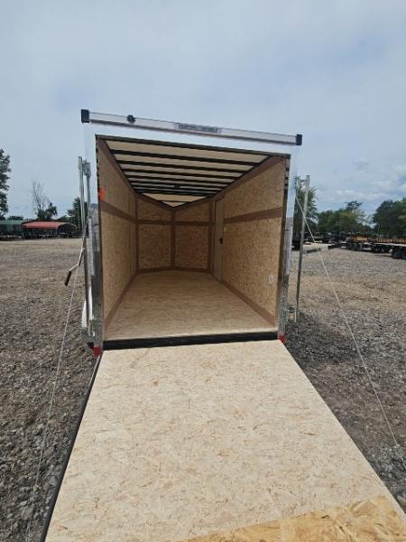 New 6x12 Tandem Axle Cargo / Enclosed Trailer W/ Ramp Door