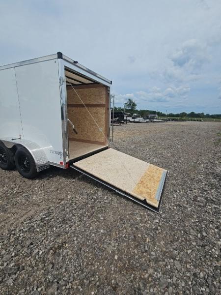 New 6x12 Tandem Axle Cargo / Enclosed Trailer W/ Ramp Door