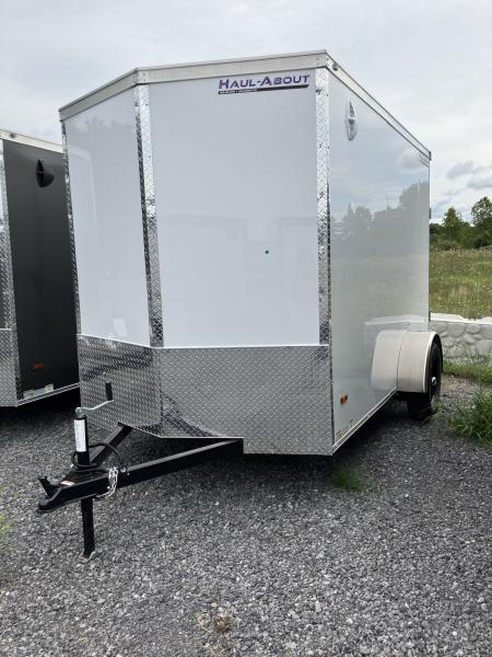 New 2027 Haul About Trailers 6x10 2990 GVWR 78  Interior Height Bobcat Package Cargo / Enclosed Trailer