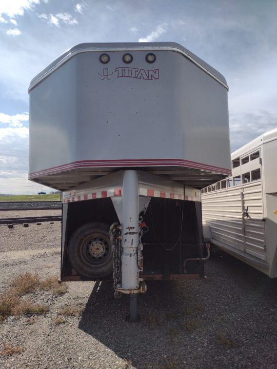 Used 2002 Titan Trailer 18' Combo Stock Trailer