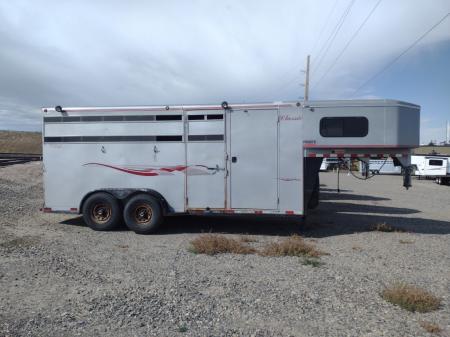 Used 2002 Titan Trailer 18' Combo Stock Trailer
