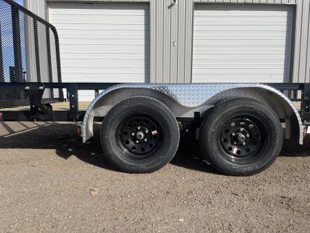 New 2027 PJ 83"x16' Tandem Axle Utility Trailer - UL