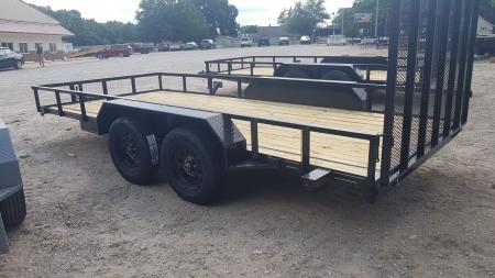New 2026 MEB 83" x 16' Utility Trailer with Ramp Gate – 7K GVWR