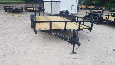 New 2026 MEB 83" x 16' Utility Trailer with Ramp Gate – 7K GVWR