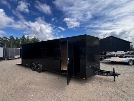 New 2026 Panther Cargo 8.5X24+2ft V-Nose / .080 Polycore / 7' interior/ Blackout -9990 GVW