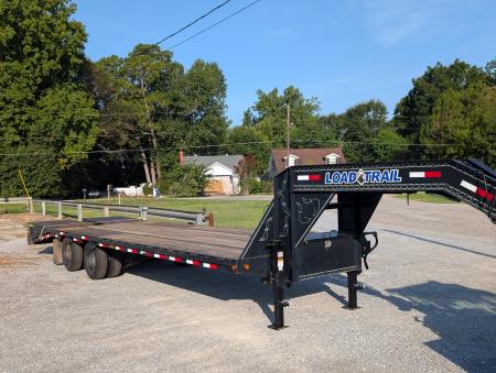 Used 2021 Load Trail Low Profile 28'Gooseneck Deckover Trailer