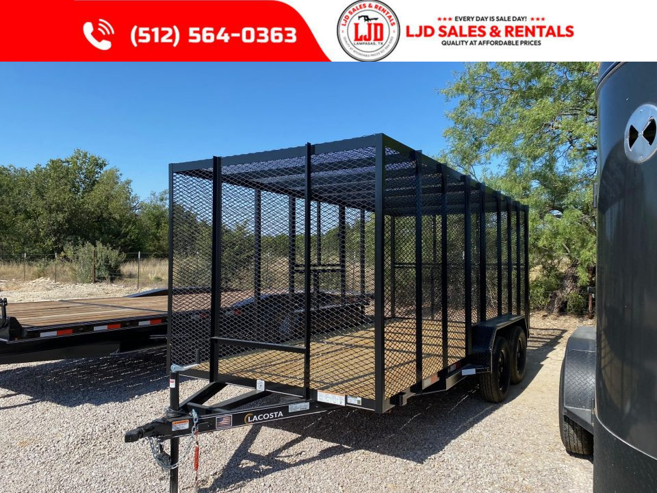 New 2027 Lacosta - 83  x 16' - 6' Walls - Trash - 7K GVWR