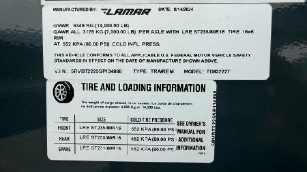 Used 2022 GN Lamar Trailers 22' 14K