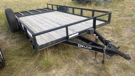 Used 2021 Delco Trailers 14' Utility Trailer