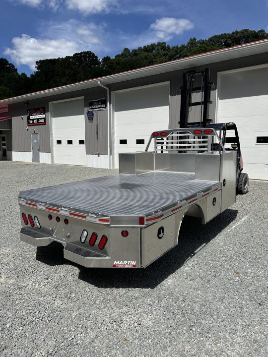 New Martin Truck Bodies 98x136 SBV Flatbed 84" CA DRW (2) Fuel Dishes