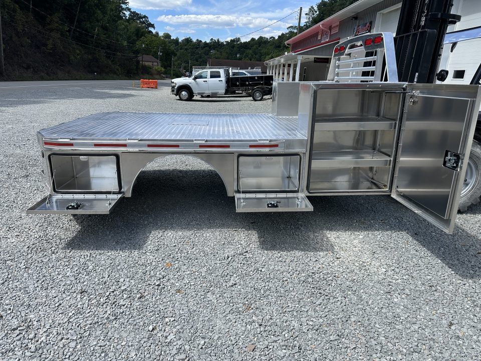 New Martin Truck Bodies 98x136 SBV Flatbed 84" CA DRW (2) Fuel Dishes