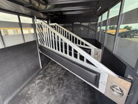 New 2026 Trails West 17' SANTA FE Living Quarter Stock / Stock Combo Trailer