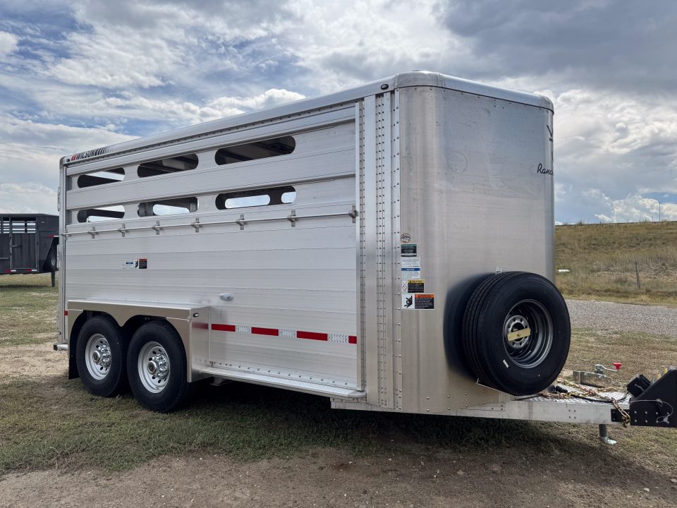 New 2027 Wilson Trailer Company 14' BP RANCH HAND Stock Trailer